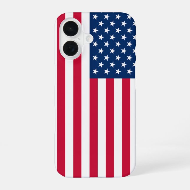 Coque iPhone 16 Coque iphone américain du drapeau patriotique (Verso)