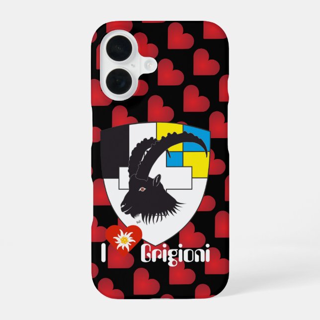 Coque iPhone 16 Coques iPhone des Grisons Grischun Grigioni (Verso)