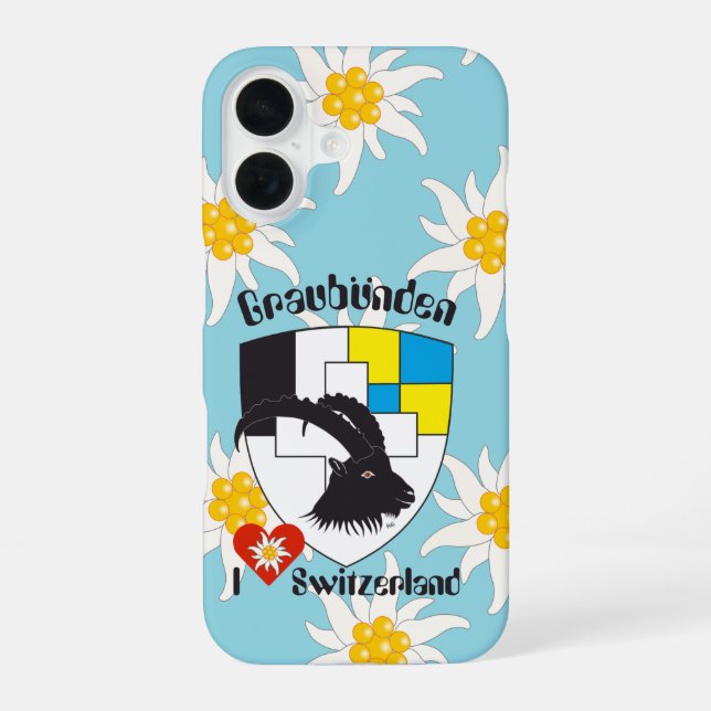 Coque iPhone 16 Coques iPhone des Grisons Grischun Grigioni (Verso)