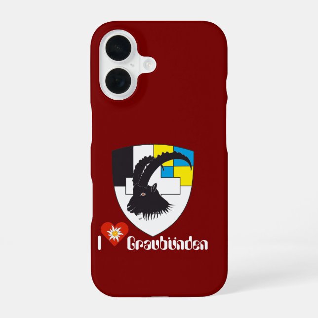 Coque iPhone 16 Coques iPhone des Grisons Grischun Grigioni (Verso)