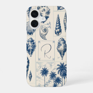 Coque iPhone 16 Coquillage de côte personnalisé