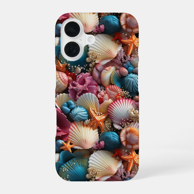 Coque iPhone 16 Coquillages (Verso)