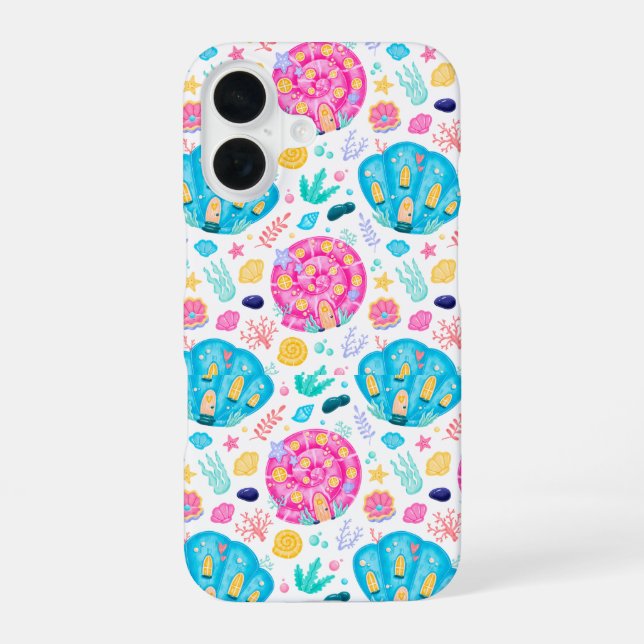 Coque iPhone 16 Coquillages (Verso)
