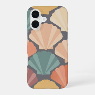 Coque iPhone 16 Coquillages Rétro Minimalistes / Coquillages Rétro