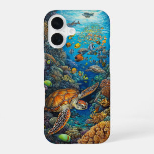 Coque iPhone 16 Coral Party
