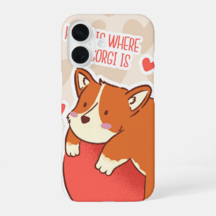 Coque iPhone 16 Corgi Comfort Zone Home où mon chien