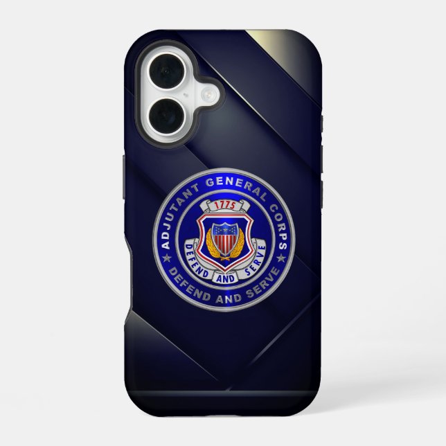 Coque iPhone 16 Corps du général adjoint AG (Verso)
