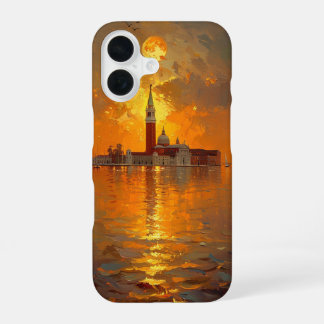 Coque iPhone 16 Coucher de soleil à Venise