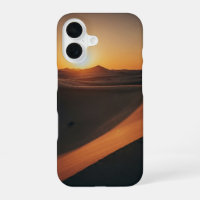 Coucher de soleil vintage sur les dunes