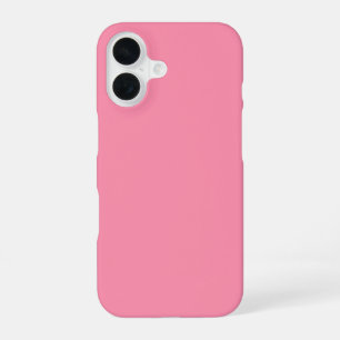 Coque iPhone 16 Couleur solide rose Baker-Miller