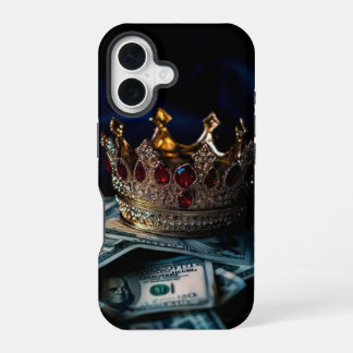Coque iPhone 16 Couronnée de Richesse