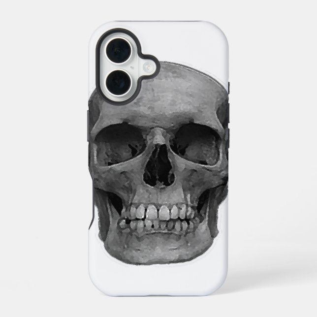 Coque iPhone 16 Crâne (Verso)