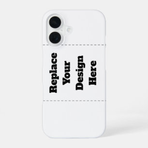 Coque iPhone 16 Créez votre propre blanc