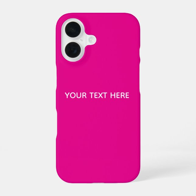Coque iPhone 16 Créez votre propre carte postale d'invitation mage (Verso)