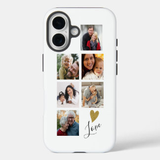Coque iPhone 16 Créez votre propre collection de photos 6 Amour de