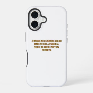 Coque iPhone 16 Créez votre propre étui robuste pour iPhone 16