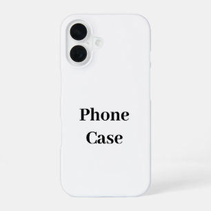 Coque iPhone 16 Créez Votre Propre Promotion de Marque Simple