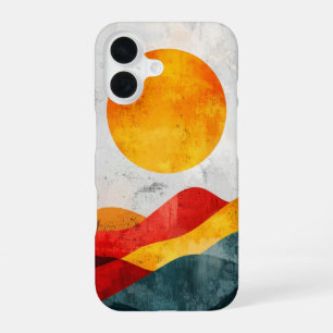 Coque iPhone 16 Crimson Horizon – Étui de téléphone