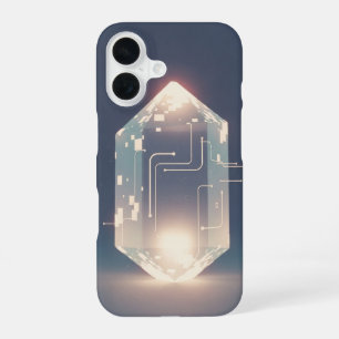 Coque iPhone 16 Cristal Lumineux Vintage Pixel-Arcade