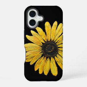 Coque iPhone 16 Croire en la grande peinture de tournesol
