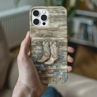 Coque iPhone 16 Cute Cowgirl Russe Pays Western Cowboy Bottes