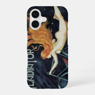 Coque iPhone 16 Cycles de gladiateurs, Art Nouveau Victorien Vinta