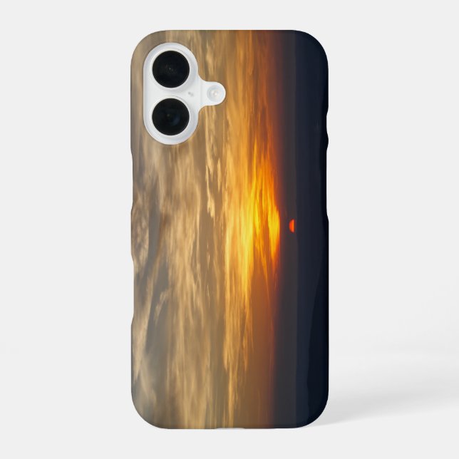 Coque iPhone 16 Dans les nuages (Verso)