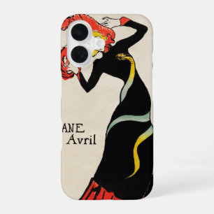 Coque iPhone 16 Danseuse Art nouveau Jane Avril par Toulouse Lautr