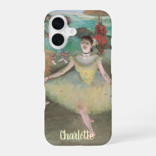Coque iPhone 16 Danseuse au bouquet, s'inclinant d'Edgar Degas