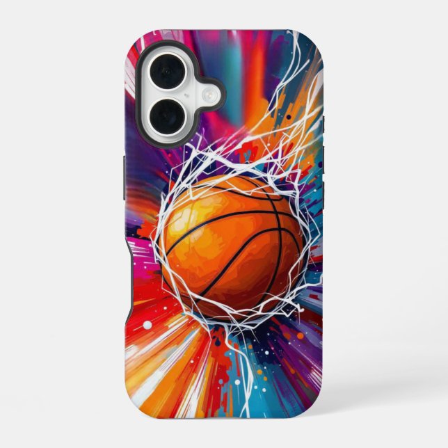 Coque iPhone 16 Défense de Hoop (Verso)