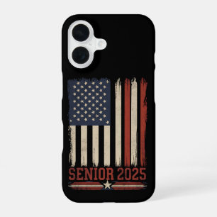 Coque iPhone 16 Dernier cycle 2025 Drapeau Américain USA Promotion