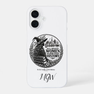 Coque iPhone 16 Des femmes bien élevées personnalisées font l'hist