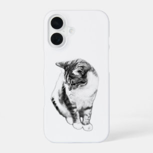 Coque iPhone 16 Description de l'étui en encre artistique avec un
