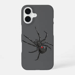 Coque iPhone 16 Dessin Original Araignée Veuve Noire Art