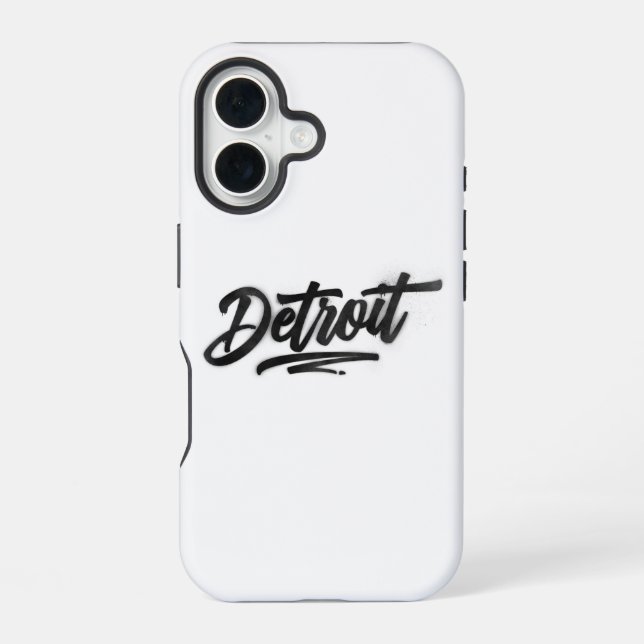 Coque iPhone 16 Détroit  (Verso)
