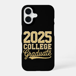Coque iPhone 16 Diplômé du Collège 2025 Remise des Diplômes Fin d'