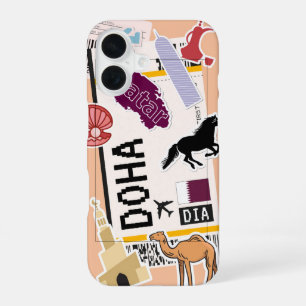 Coque iPhone 16 Doha Qatar Boarding Pass