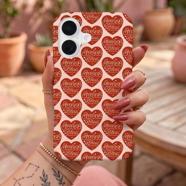 Coque iPhone 16 Doux Baiser (Créateur téléchargé)