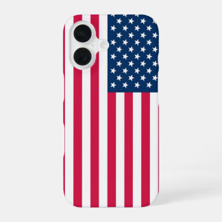 Coque iPhone 16 Drapeau américain