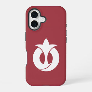 Coque iPhone 16 Drapeau de la préfecture d'Aichi, Japon