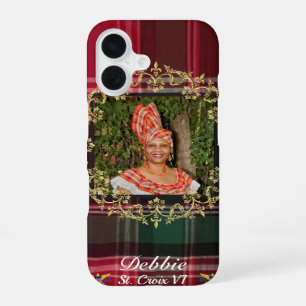 Coque iPhone 16 Drapeau des îles Vierges américaines USVI Madras P