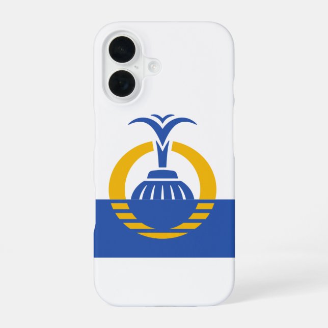 Coque iPhone 16 Drapeau d'Orlando, Floride (Verso)