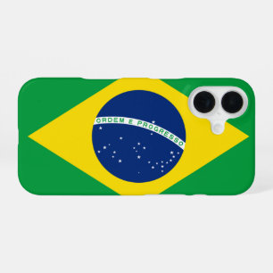 Coque iPhone 16 Drapeau du Brésil