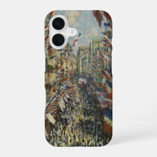 Coque iPhone 16 Drapeau français vintage Monet Art de rue parisien