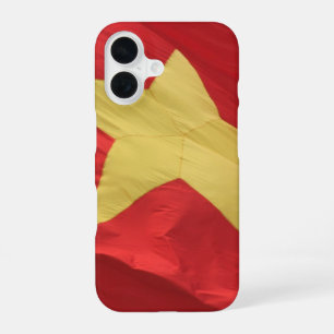 Coque iPhone 16 drapeau vietnam rouge