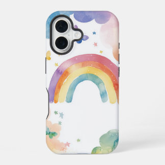 Coque iPhone 16 Dream Watercolor Cloud Neuf Magic Phone Case
