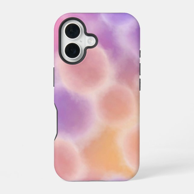Coque iPhone 16  Dreamy Aura Gradient Pastel Aura Case (Verso)