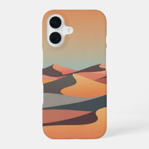 Coque iPhone 16 Dunes de Sable Vintage 
