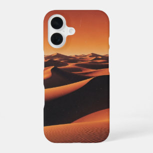 Coque iPhone 16 Dunes Désertiques Rétro