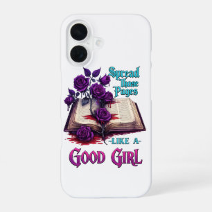Coque iPhone 16 Écarte ces pages comme une bonne fille